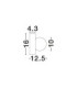 Orbique 16cm Globe Wall Lights Caramel Opal LED G9 1x5W IP44-9
