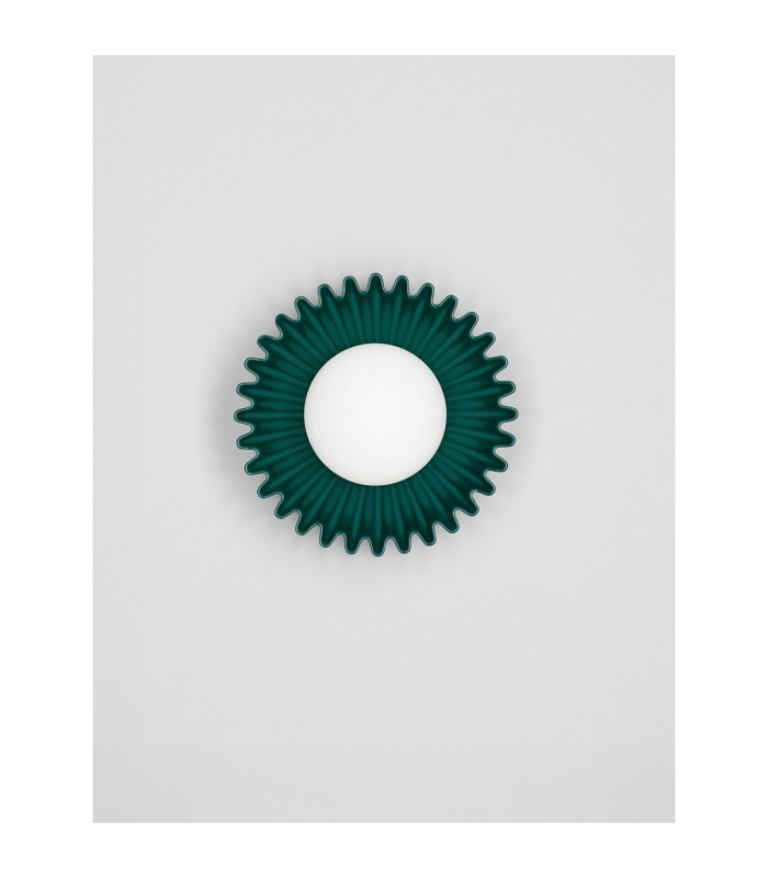 Petel Globe Wall Lights Green Opal LED G9 1x5W-3