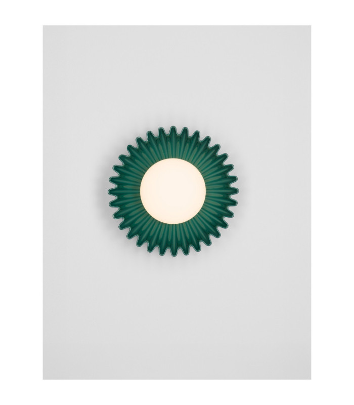 Petel Globe Wall Lights Green Opal LED G9 1x5W-4
