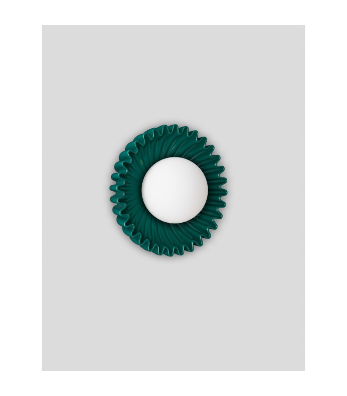 Petel Globe Wall Lights Green Opal LED G9 1x5W-6