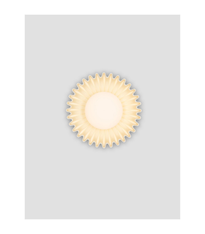 Petel Globe Wall Lights Cream Opal LED G9 1x5W-4