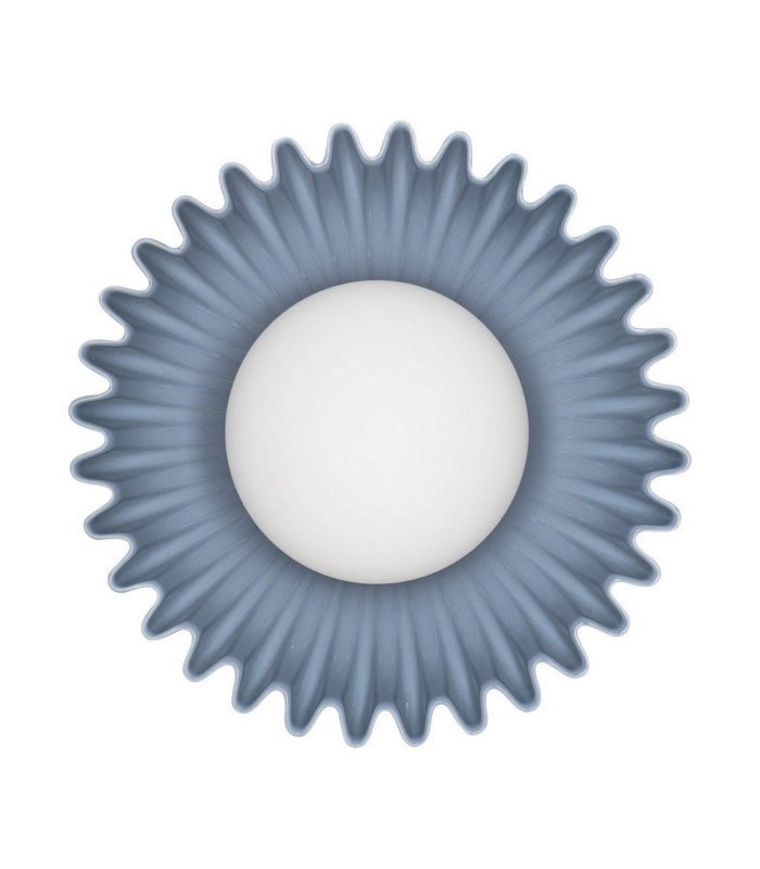 Petel Globe Wall Lights Grey Blue Opal LED G9 1x5W-1