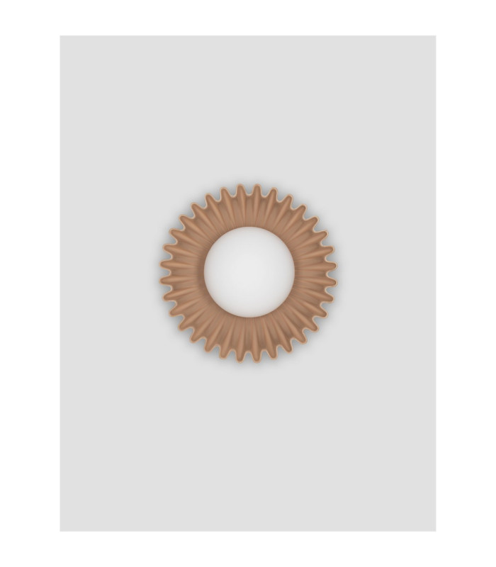Petel Globe Wall Lights Caramel Opal LED G9 1x5W-3
