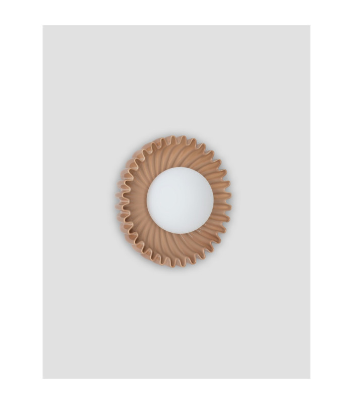 Petel Globe Wall Lights Caramel Opal LED G9 1x5W-6