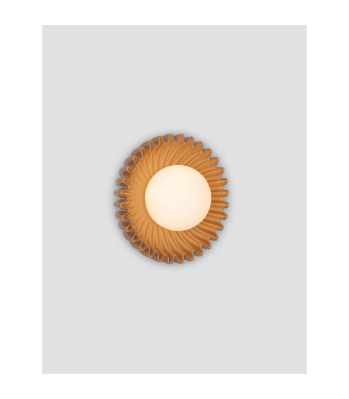 Petel Globe Wall Lights Caramel Opal LED G9 1x5W-7