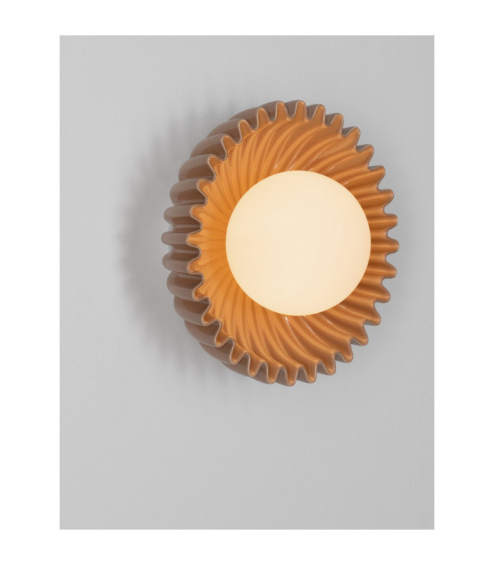 Petel Globe Wall Lights Caramel Opal LED G9 1x5W-8