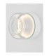 Doris Integrated LED Wall Lamp Sandy White Clear LED 6W 354lm 3000K-2