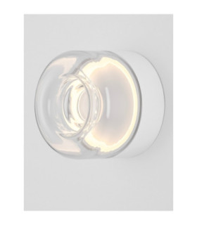 Doris Integrated LED Wall Lamp Sandy White Clear LED 6W 354lm 3000K-2
