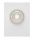 Doris Integrated LED Wall Lamp Sandy White Clear LED 6W 354lm 3000K-3