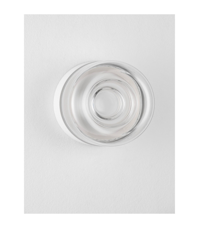 Doris Integrated LED Wall Lamp Sandy White Clear LED 6W 354lm 3000K-6