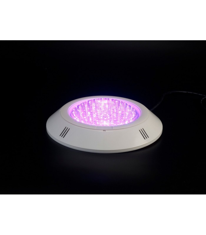 15W, 12V White Trim LED External Light, 120 deg. Beam Angle, RGB, IP68, DRIVER NOT INC., Suitable Controller Required R/G/B/V+ -