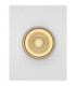 Doris Integrated LED Wall Lamp Gold Clear LED 6W 354lm 3000K-4