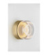 Doris Integrated LED Wall Lamp Gold Clear LED 6W 354lm 3000K-8