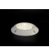 15W, 12V White Trim LED External Light, 120 deg. Beam Angle, RGB, IP68, DRIVER NOT INC., Suitable Controller Required R/G/B/V+ -