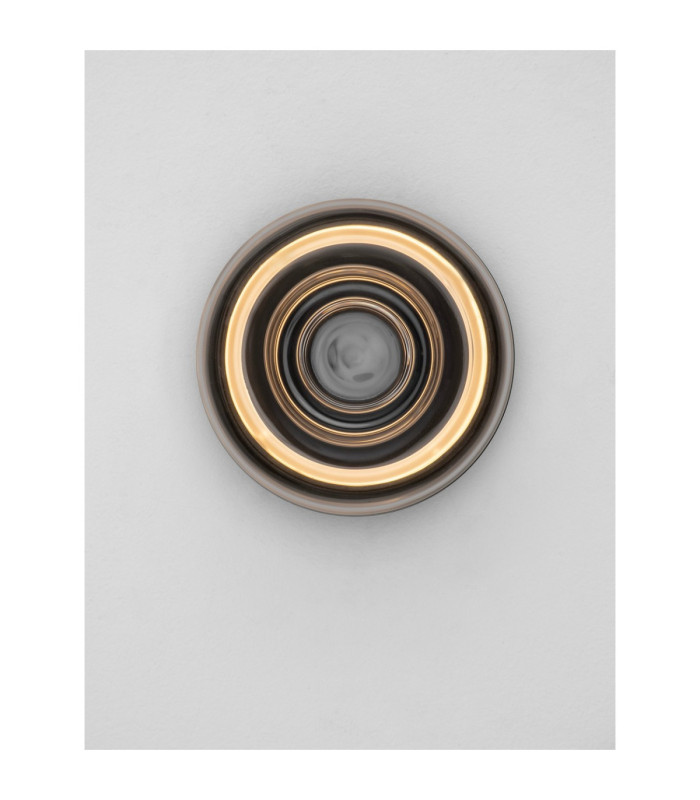 Doris Integrated LED Wall Lamp Sandy Black Clear LED 6W 354lm 3000K-4