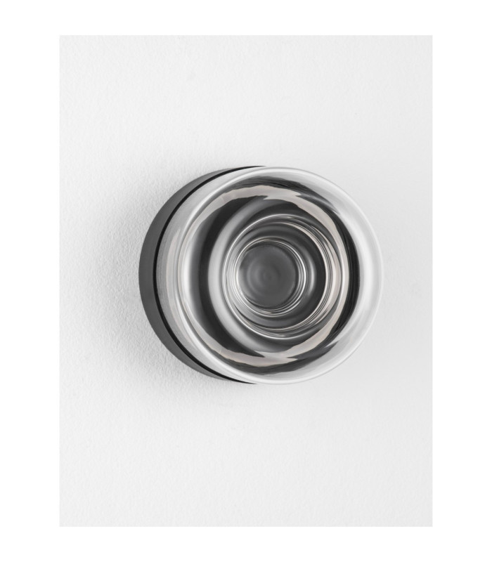 Doris Integrated LED Wall Lamp Sandy Black Clear LED 6W 354lm 3000K-6