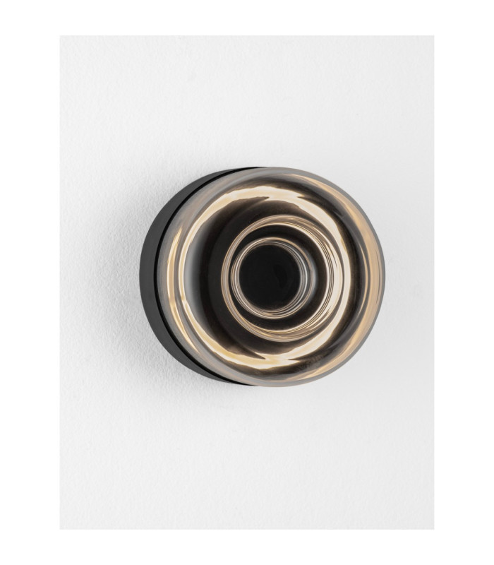 Doris Integrated LED Wall Lamp Sandy Black Clear LED 6W 354lm 3000K-7