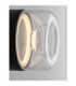 Doris Integrated LED Wall Lamp Sandy Black Clear LED 6W 354lm 3000K-8