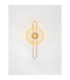 Nous II 30cm Integrated LED Wall Lamp Brass Gold Amber LED 8W 304lm 3000K-4