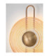 Nous II 30cm Integrated LED Wall Lamp Brass Gold Amber LED 8W 304lm 3000K-5