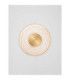 Nous 30cm Integrated LED Wall Lamp Brass Gold Amber LED 8W 304lm 3000K-3
