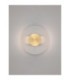 Vetrio 20cm Integrated LED Wall Lamp Brass Gold Clear LED 6W 203lm 3000K-4
