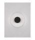 Vetrio 20cm Integrated LED Wall Lamp Matt Black Clear LED 6W 203lm 3000K-3
