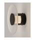 Vetrio 20cm Integrated LED Wall Lamp Matt Black Clear LED 6W 203lm 3000K-5