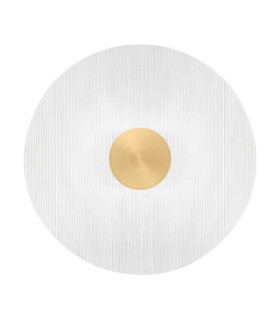 Vetrio 30cm Integrated LED Wall Lamp Brass Gold Clear LED 6W 203lm 3000K-1