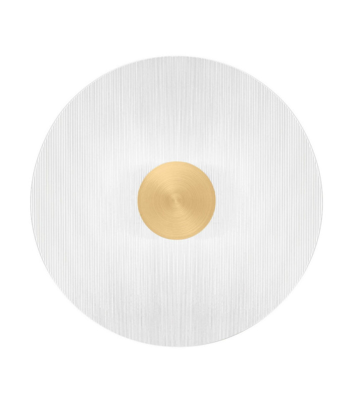 Vetrio 30cm Integrated LED Wall Lamp Brass Gold Clear LED 6W 203lm 3000K-1