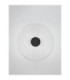 Vetrio 30cm Integrated LED Wall Lamp Matt Black Clear LED 6W 203lm 3000K-3