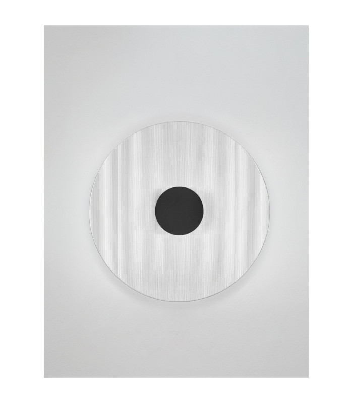 Vetrio 30cm Integrated LED Wall Lamp Matt Black Clear LED 6W 203lm 3000K-3