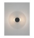 Vetrio 30cm Integrated LED Wall Lamp Matt Black Clear LED 6W 203lm 3000K-4