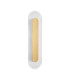 Vetrio Integrated LED Wall Lamp Brass Gold Clear LED 12W 555lm 3000K-1