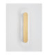 Vetrio Integrated LED Wall Lamp Brass Gold Clear LED 12W 555lm 3000K-3