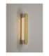 Vetrio Integrated LED Wall Lamp Brass Gold Clear LED 12W 555lm 3000K-5