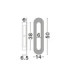 Vetrio Integrated LED Wall Lamp Brass Gold Clear LED 12W 555lm 3000K-6