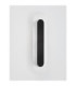 Vetrio Integrated LED Wall Lamp Matt Black Clear LED 12W 555lm 3000K-3