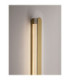 Vetrio Integrated LED Wall Lamp Brass Gold Clear LED 16W 824lm 3000K-6