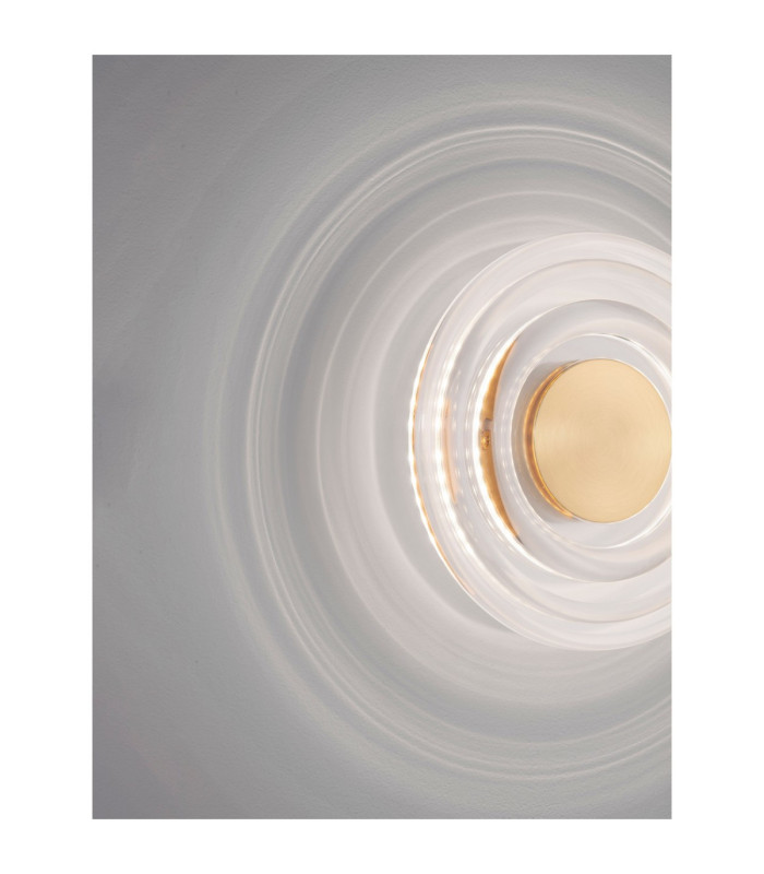 Onrid Integrated LED Wall Lamp Gold LED 5W 620lm 3000K-6