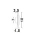 Onrid Integrated LED Wall Lamp Gold LED 5W 620lm 3000K-8