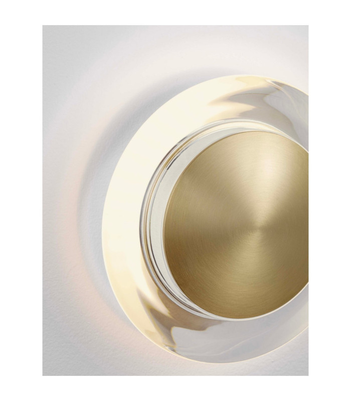 Airida Integrated LED Wall Lamp Brass Gold LED 8W 713lm 3000K-2