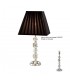 Crystal Table Lamp (SHADE SOLD SEPARATELY) 1 Light Silver - 4