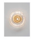 King 26cm Wall Lamp Brass Gold Blown Clear LED G9 1x5W-6