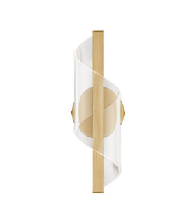 Valentin Swirl Integrated LED Wall Lamp Brass Gold LED 9W 668lm 3000K-1