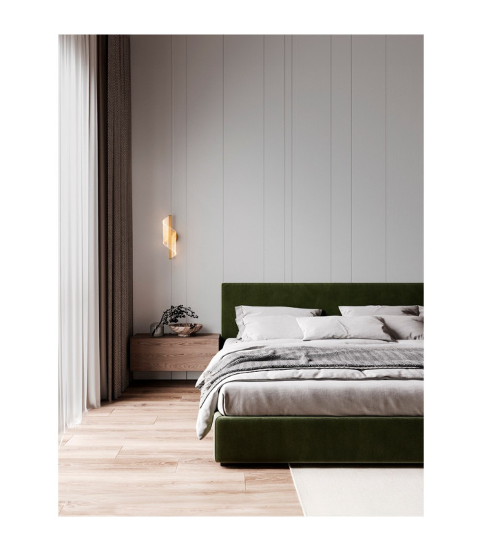 Valentin Swirl Integrated LED Wall Lamp Brass Gold LED 9W 668lm 3000K-2