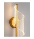 Valentin Swirl Integrated LED Wall Lamp Brass Gold LED 9W 668lm 3000K-6