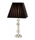Crystal Table Lamp (SHADE SOLD SEPARATELY) 1 Light Silver - 5