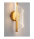 Valentin Swirl Integrated LED Wall Lamp Brass Gold LED 9W 668lm 3000K-7