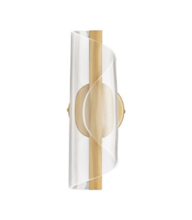 Valentin Integrated LED Wall Lamp Brass Gold LED 9W 668lm 3000K-1